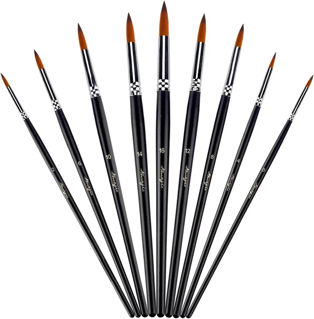 Amagic Pointed Round Brush Set — product view 2