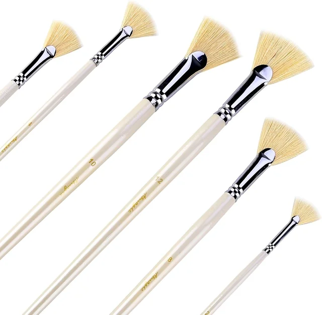 Amagic Hog Bristle Fan Brush Set — product view 1
