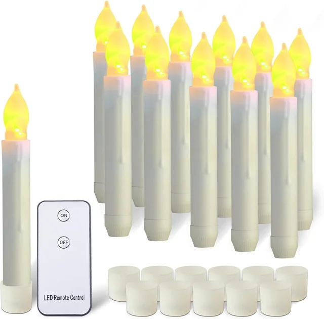 Amagic Remote Taper Candles — product view 1
