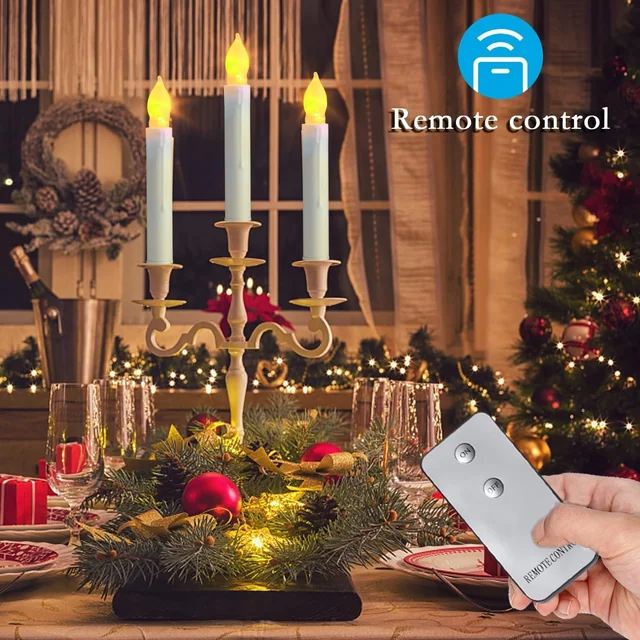 Amagic Remote Taper Candles — product view 3