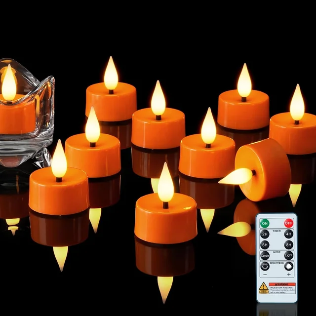 Amagic Orange 3D Tea Lights — product view 1