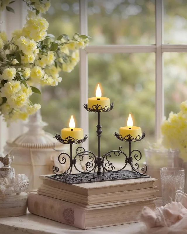 Amagic Ivory 3D Tea Lights — product view 2